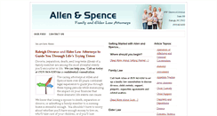 Desktop Screenshot of allenspence.com